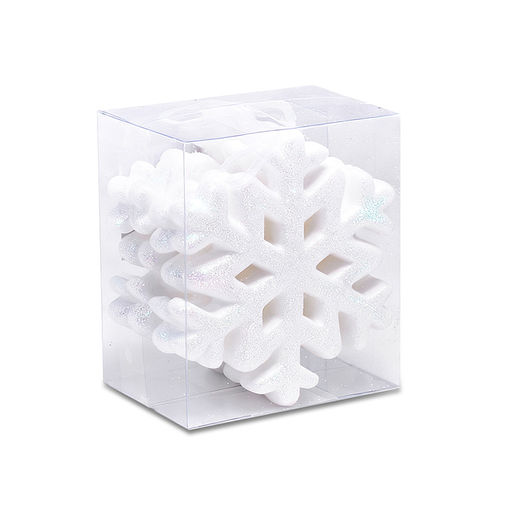 Набор новогодних украшений "Снежный карнавал" (4шт х 10см)