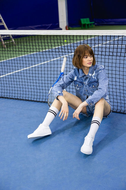 Джинсовый укороченный жакет - Incity фото 5