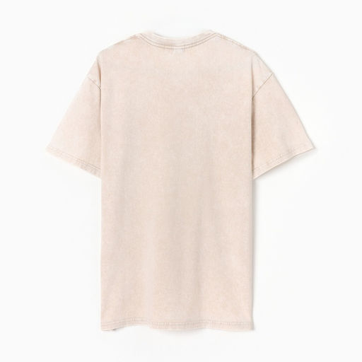 Футболка из вареного хлопка женская Mist Icon, размер M, молочная