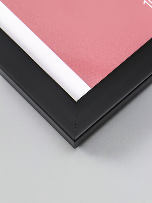 Фоторамка для фото 10×15 см Oframe, пластик, чёрный, (пластиковый экран)