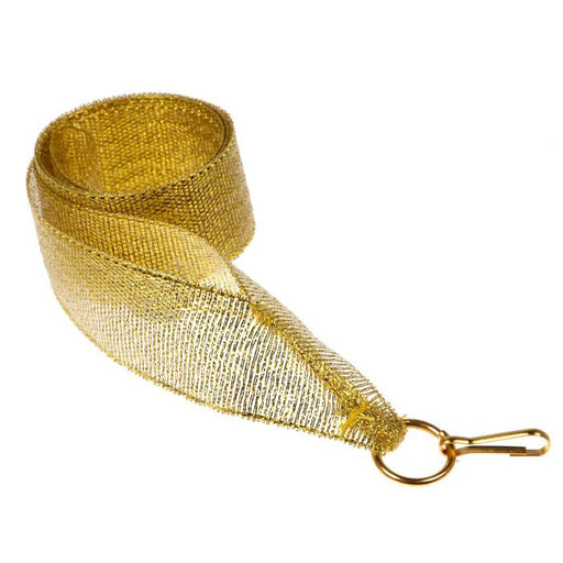 Цена за 10 шт. Лента для медали, золотистая