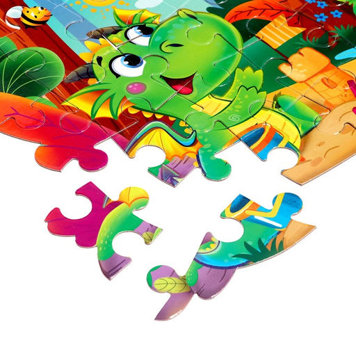 Набор пазл с игрушкой Дракончик на каникулах - Puzzle time фото 3