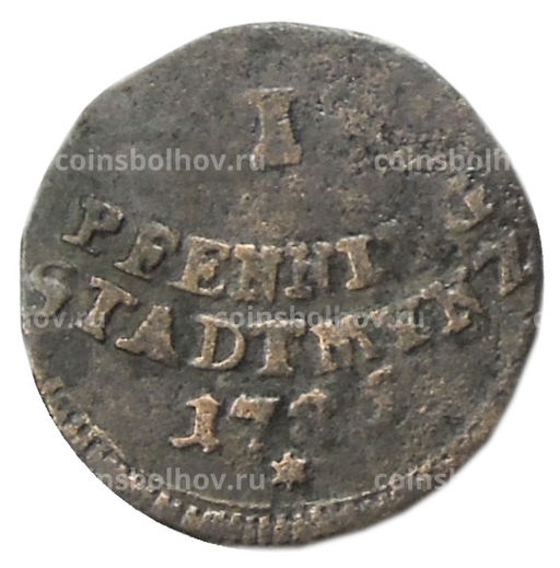 1 пфенниг 1786 года Германские государства  Аусбург