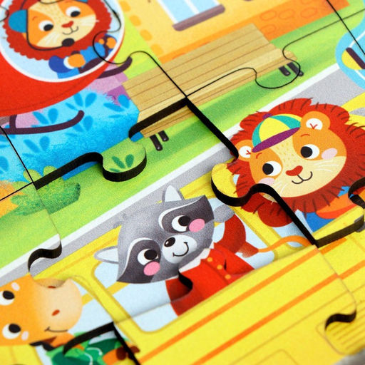 Пазл деревянный с чипом В городе - Лесная мастерская фото 2