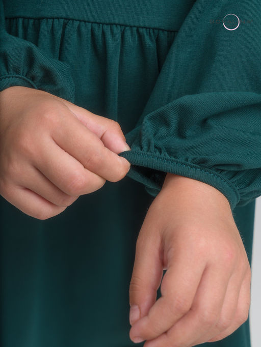 Платье Моана изумруд-лав