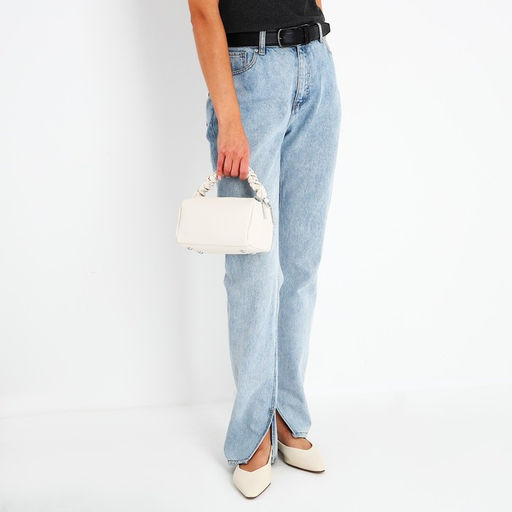 Сумка-багет на молнии, цвет молочный - Simaland фото 9