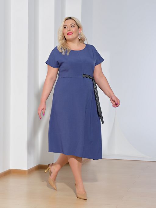 Платье 0083-3 индиго