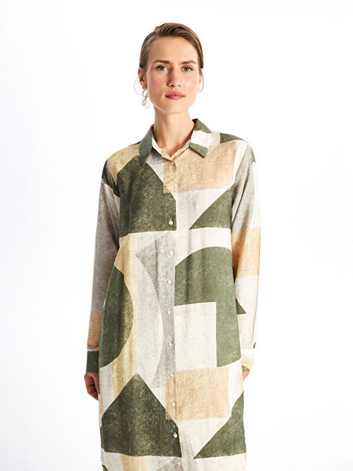 Desenli Kad?n G?mlek Tunik