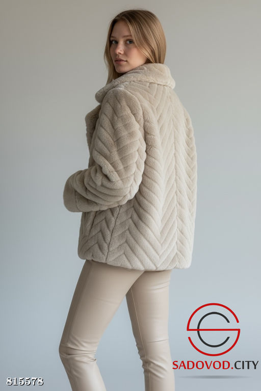 Эко шуба из искусственного меха - Bruno фото 4