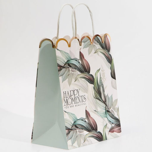 Пакет подарочный крафтовый Moments, 18 23 10 см - Дарите счастье фото 2