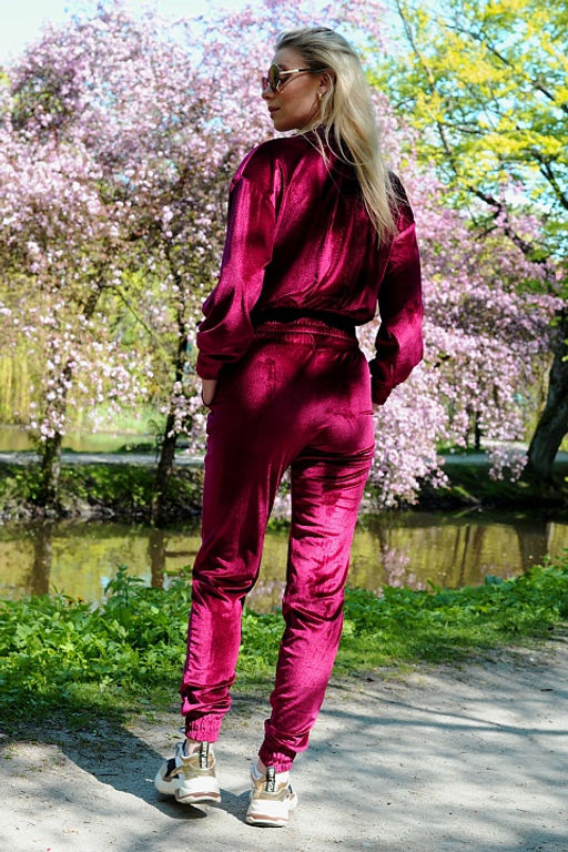 Goldenia dres Wine Red