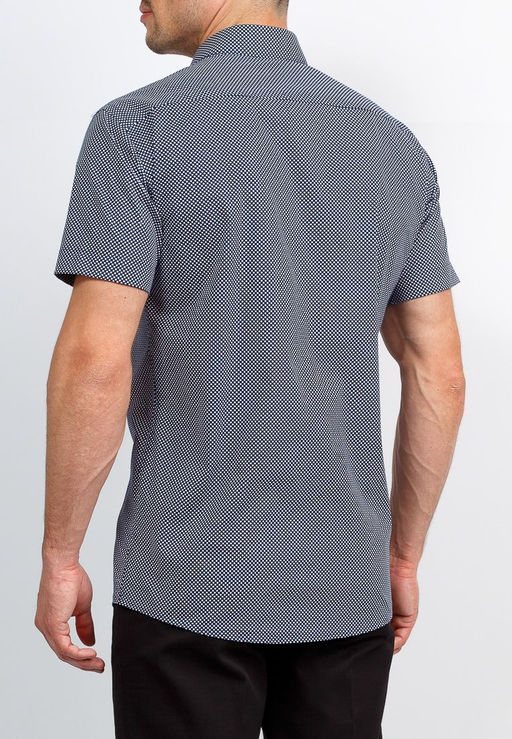 Сорочка мужская короткий рукав GREG 223/107/06/Z/1 STRETCH  фото 7