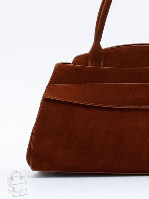 Сумка женская кожаная 3380Q brown Polina&Eiterou в Новосибирске