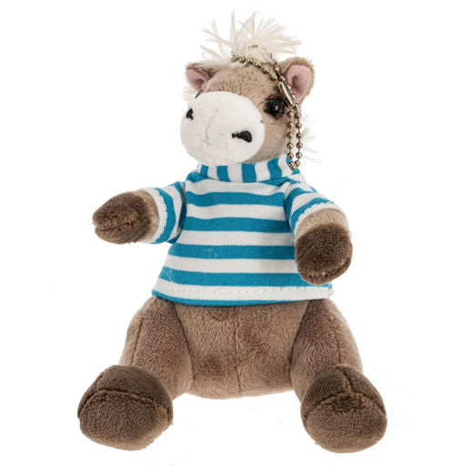 Игрушка набивная "Лошадка", с цепочкой, L11 W16 H12 см, 2в.