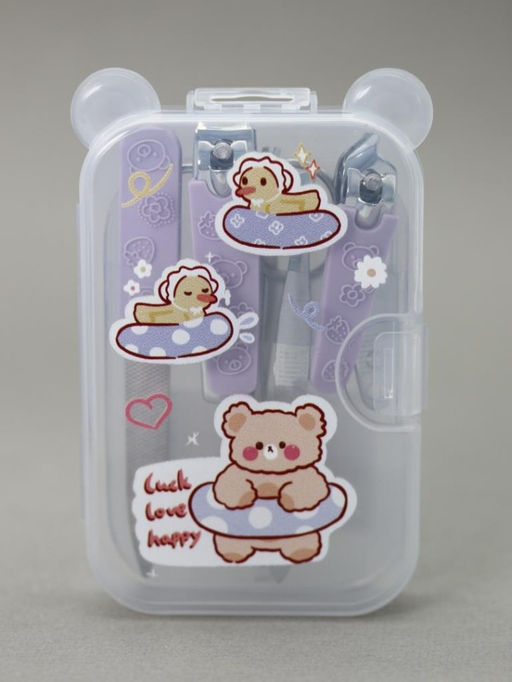 Маникюрный набор "Bear lifebuoy", purple