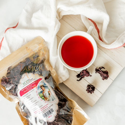 Чайный Сбор Сушеные Цветы Гибискуса (Каркаде) ECOTHAI 100 гр