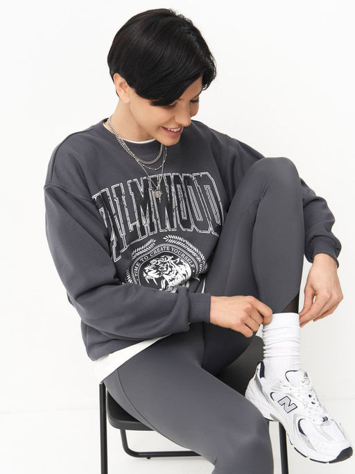 Свитшот PALMWOOD свободного силуэта - NEVERLATE фото 4