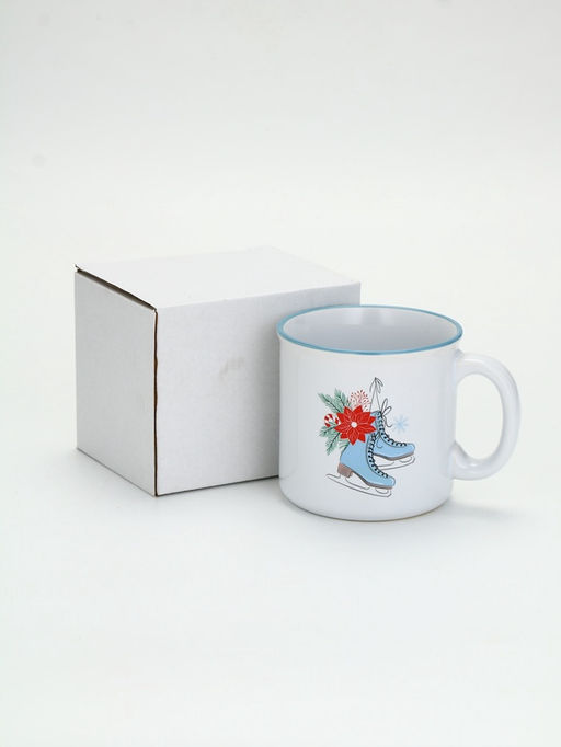 УЦЕНКА Кружка Зимние коньки, 530 мл