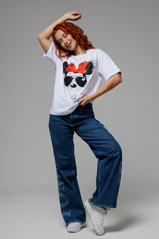 8506/1 Футболка женская оверсайз - Натали фото 217