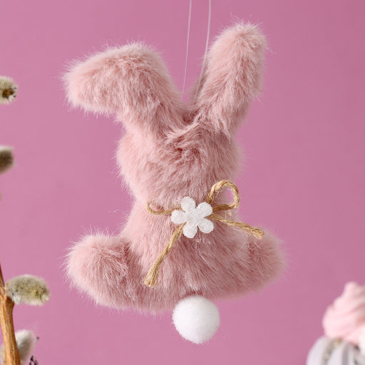 Мягкая игрушка Зайчик на подвесе, 11 см, цвет МИКС - Simaland фото 2