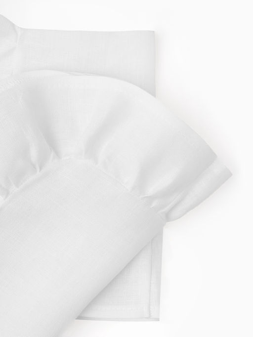 Набор салфеток «Этель» Ivory, 30×40 см-4 шт., белый, 100% лён 170 г/м²