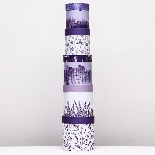 Набор шляпных коробок 5 в1 Вдохновение, 20 х 20 - 15 х 15 см - Simaland фото 9