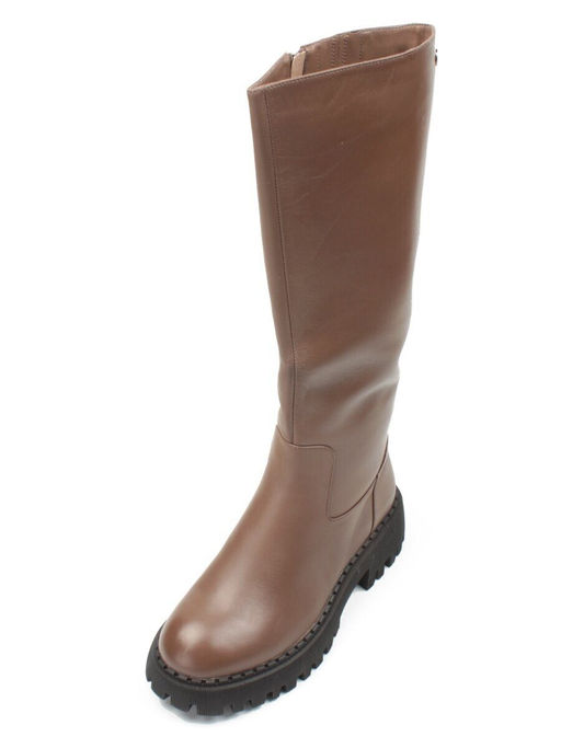 02-FL655-2M BROWN Сапоги зимние женские (натуральная кожа, натуральный мех (еврозима)) - No name фото 4