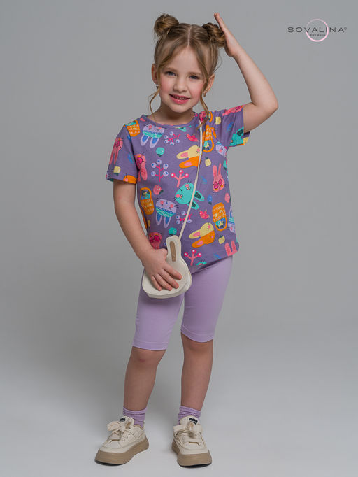 Костюм Актив черничные зайки-лаванда - Sovalina фото 6