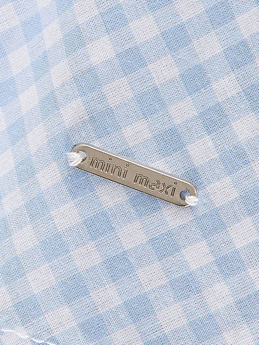 Юбка-шорты в клетку UD 7046 голубая клетка - Mini maxi фото 4