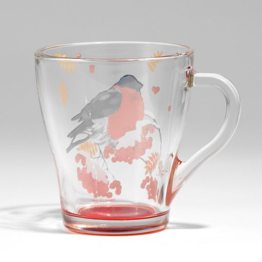 Кружки стеклянные новогодние Снегири!, набор 2 шт. - Дорого внимание фото 17