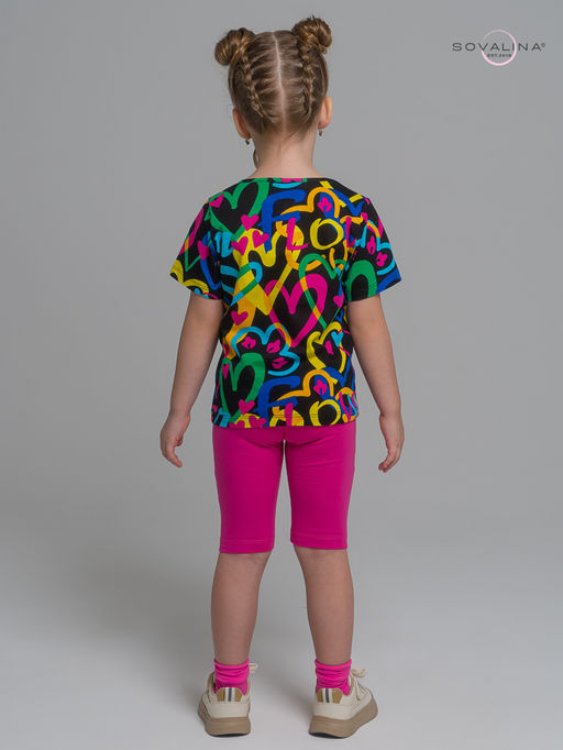 Костюм Актив яркие сердца-фуксия - Sovalina фото 18