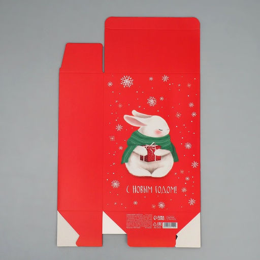 Коробка складная Заяц, 16 23 7.5 см - Дарите счастье фото 7