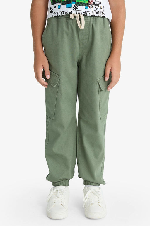 Jogger Fit Gabardin Pantolon Erkek _ocuk - Defacto фото 7