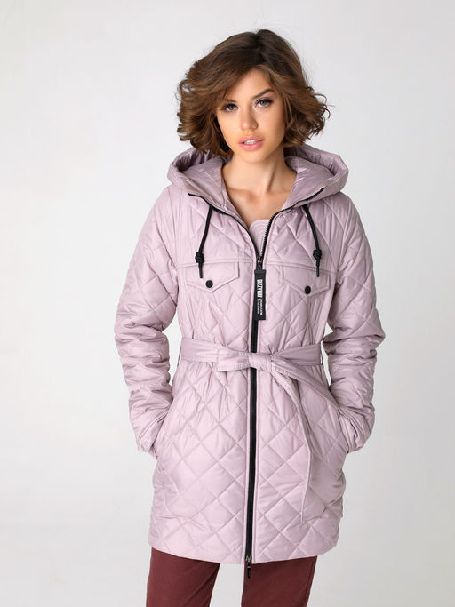 23331 Куртка серо-розовый