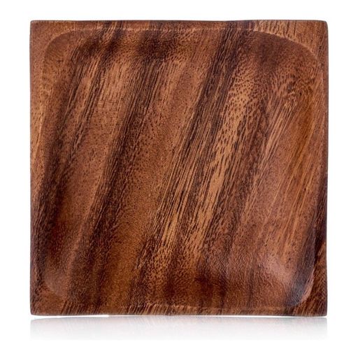 Блюдо сервировочное Walmer Organic, 11х11 см, цвет темное дерево  фото 2