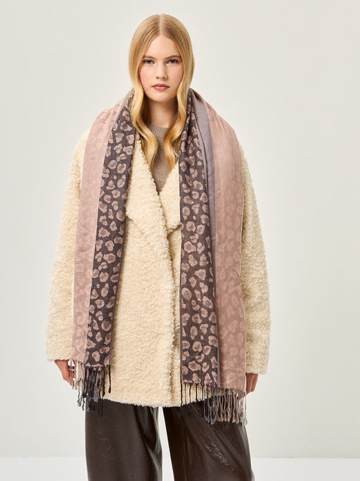 Палантин жен. шелк+виск 70х180 LSZ34-637-05