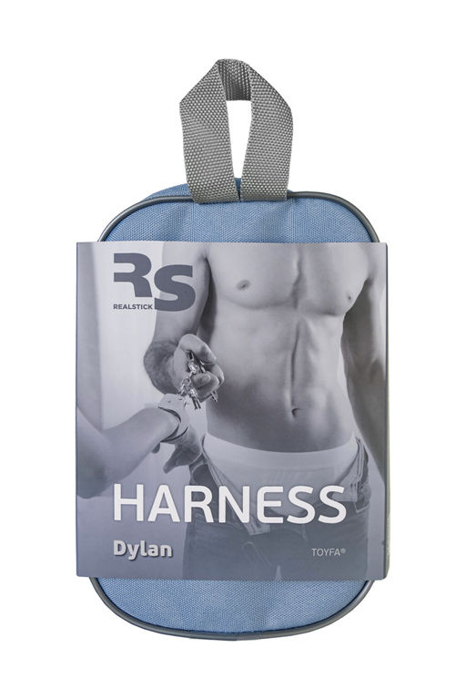 Трусики для страпона TOYFA RealStick Strap-On Dylan, экокожа, черные