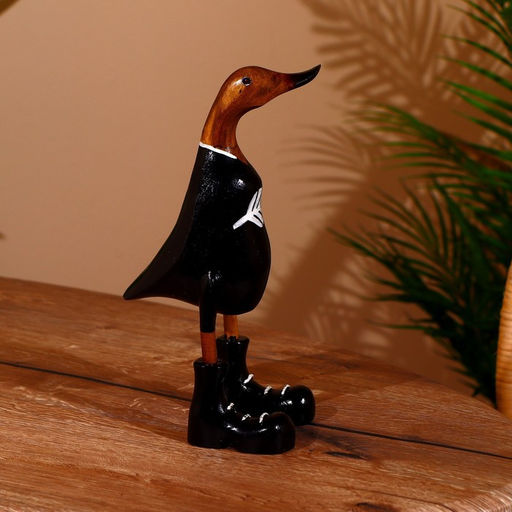 Сувенир «Утка в чёрном», 27 см, дерево