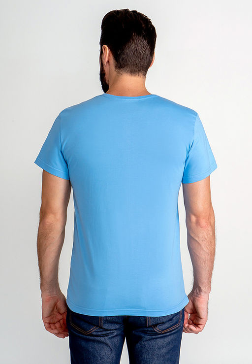 Футболка мужская короткий рукав GREG G145-RD-3025 (голубой)  фото 2