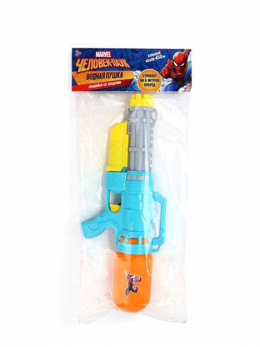 Водный бластер Человек-паук, с накачкой, 450 мл - Marvel фото 4