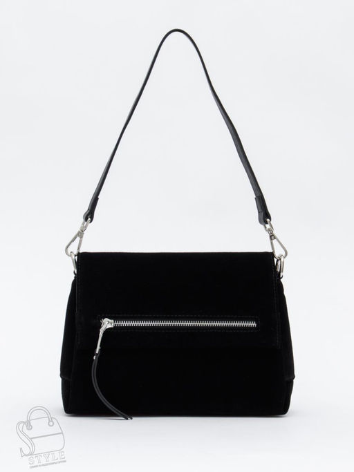 Сумка женская кожаная 8273-2PEF black Polina&Eiterou