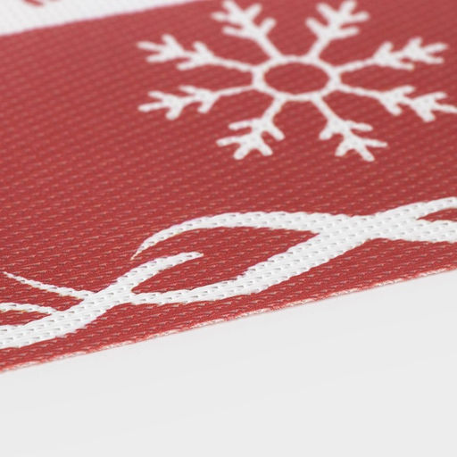 Дорожка на стол Доляна Новый год, 180?30 см, красная
