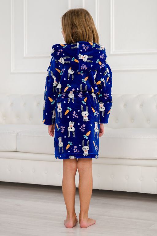 Халат детский велсофт Нежность зайчик - Амадэль фото 6