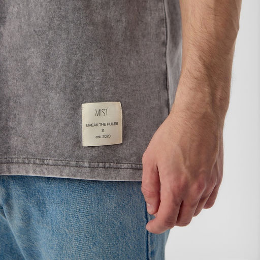 Футболка мужская MIST из вареного хлопка, серый, р-р L