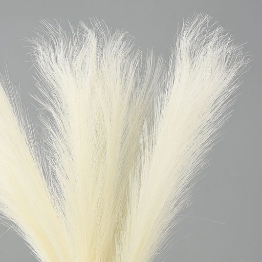 Сухоцветы искусственные «Пампасная трава», 43 см, 3 шт., молочный