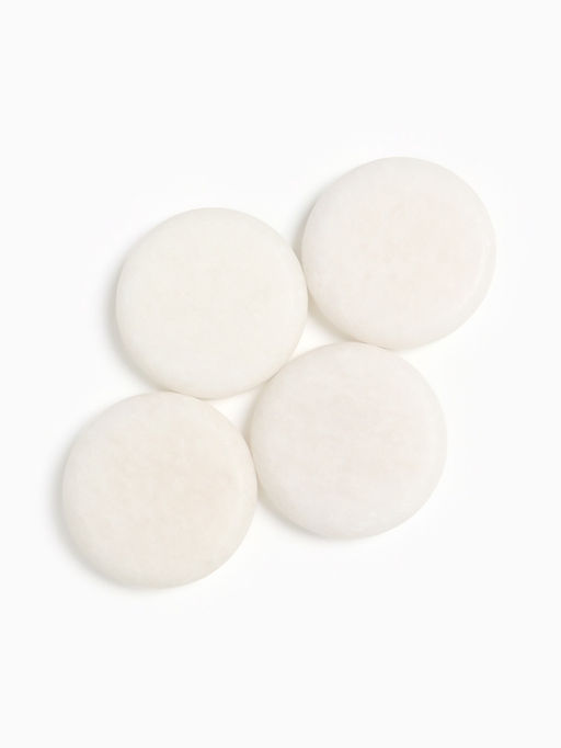 Камни для СПА 8×8 белый мрамор, 4 шт.