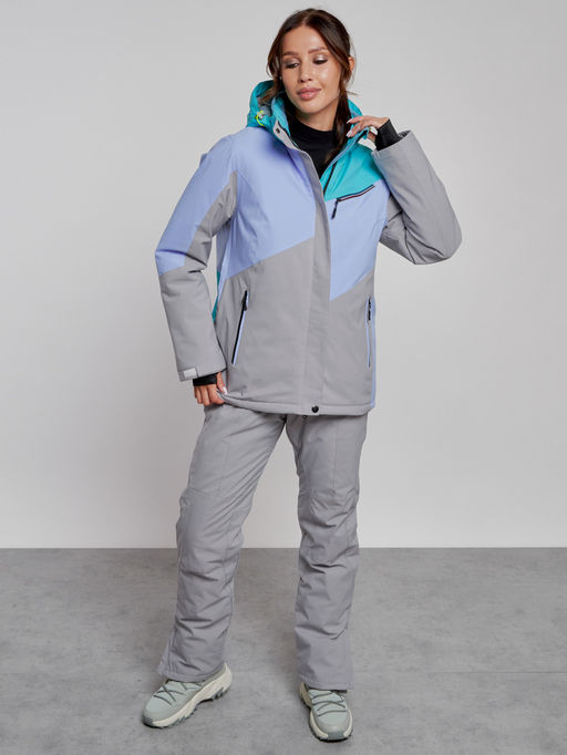 Горнолыжный костюм женский зимний зеленого цвета 02319Z - Chunmai фото 6