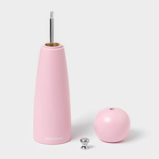 Мельница для специй Доляна Облако, 22 см, цвет розовый  фото 4