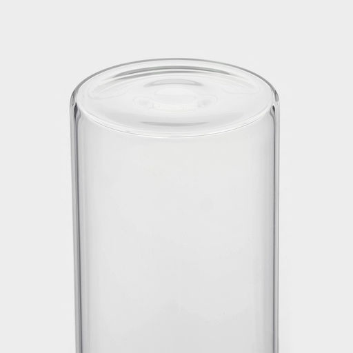 Банка для хранения «Классика», 1 л, 8.5×21 см, с пробковой крышкой, стекло, прозрачная