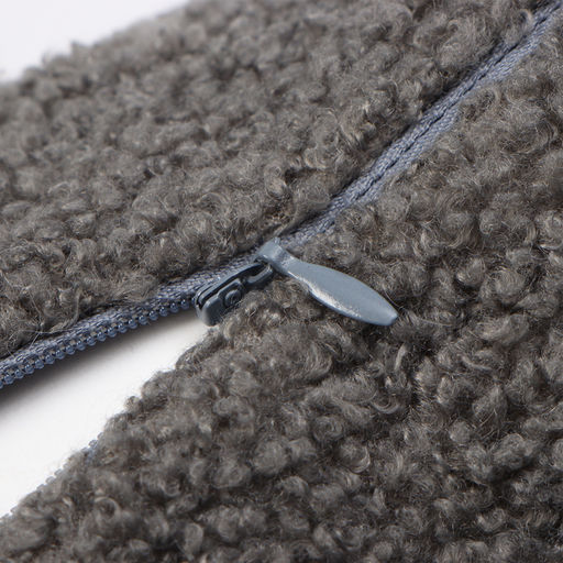 Наволочка декоративная Этель Boucle 43х43см, цвет серый, полиэстер  фото 3